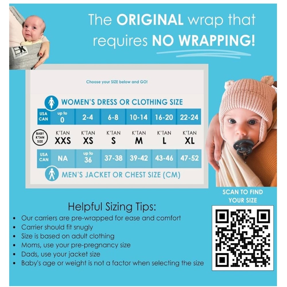Baby K’Tan Wrap - Picture 2 of 10